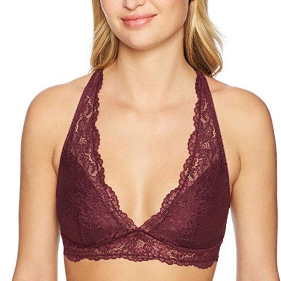 Maidenform Other - Maidenform Burgundy Lace Racerback Bralette